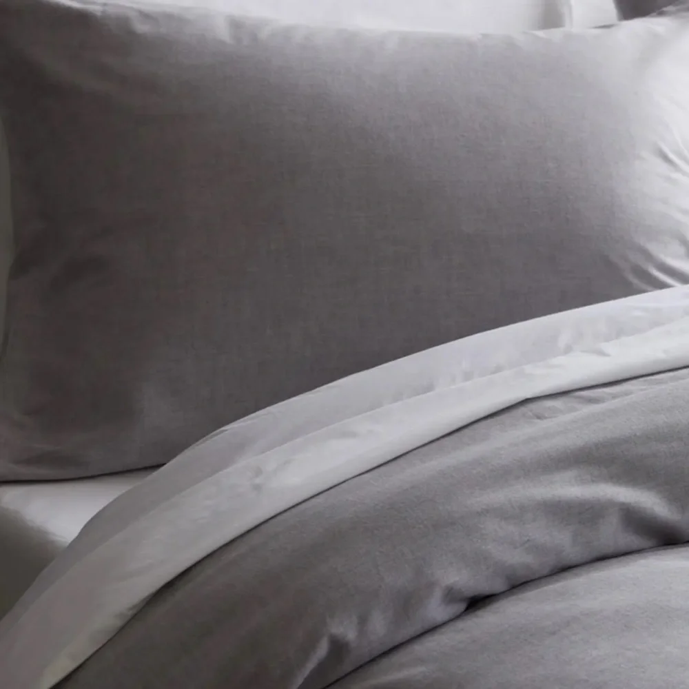 Quince Mongolian Cashmere Cotton Set - Neutral Gray - King